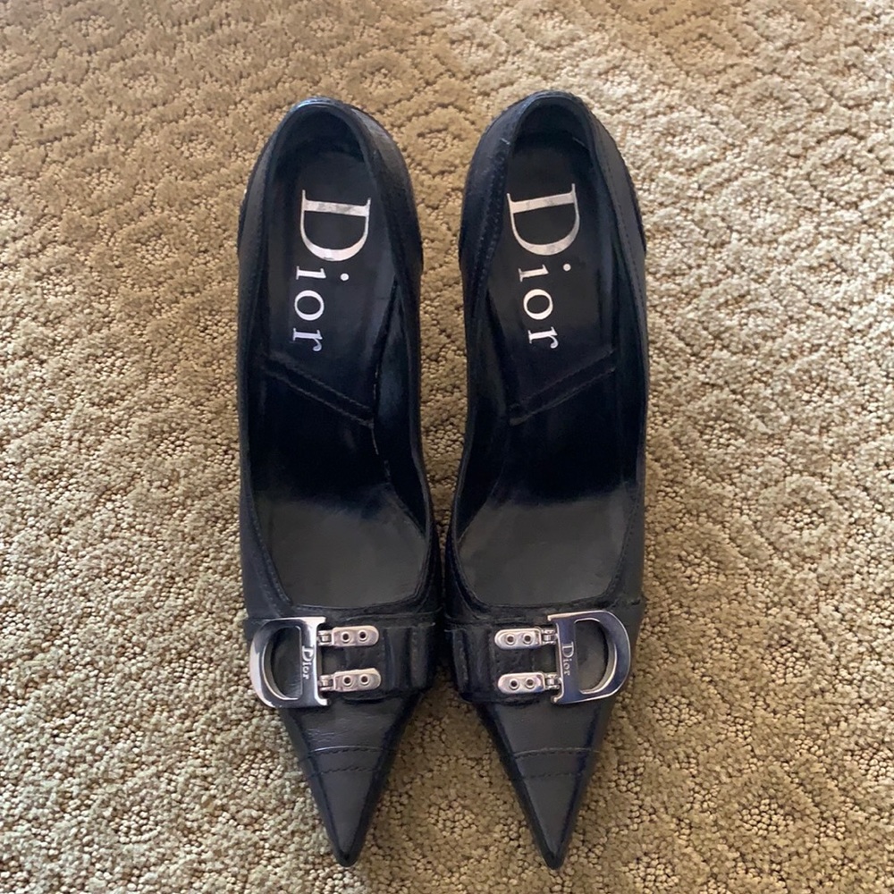 Christian Dior high heeled Black shoes size 8.5